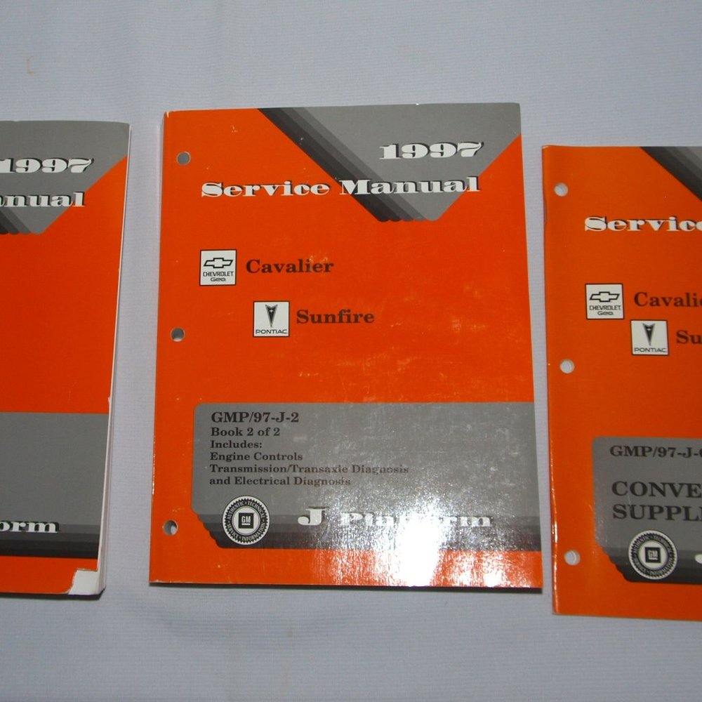 1997 Chevy Cavalier Pontiac Sunfire GM Manuals